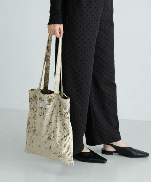 Sonny Label / サニーレーベル トートバッグ | クラッシュベロアトートバッグ | 詳細14