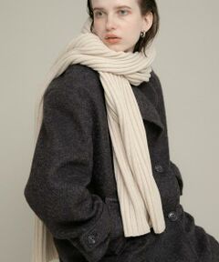 Sonny Label / サニーレーベル マフラー・ショール・スヌード・ストール | リブニットマフラー