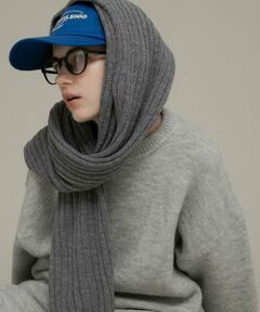 Sonny Label / サニーレーベル マフラー・ショール・スヌード・ストール | リブニットマフラー
