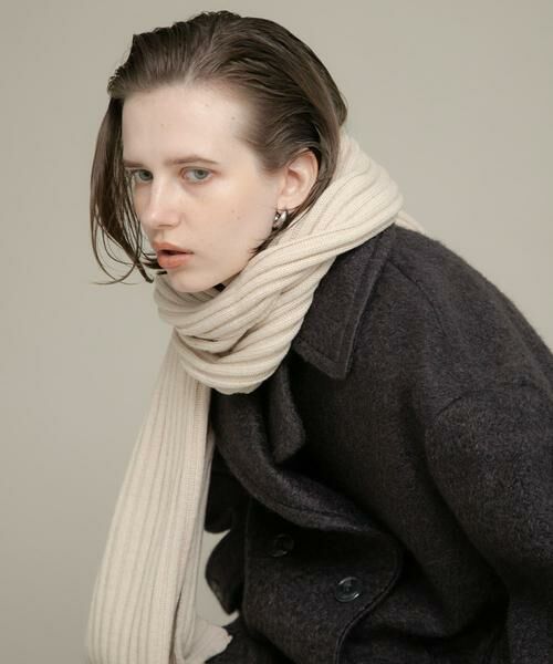 Sonny Label / サニーレーベル マフラー・ショール・スヌード・ストール | リブニットマフラー | 詳細6