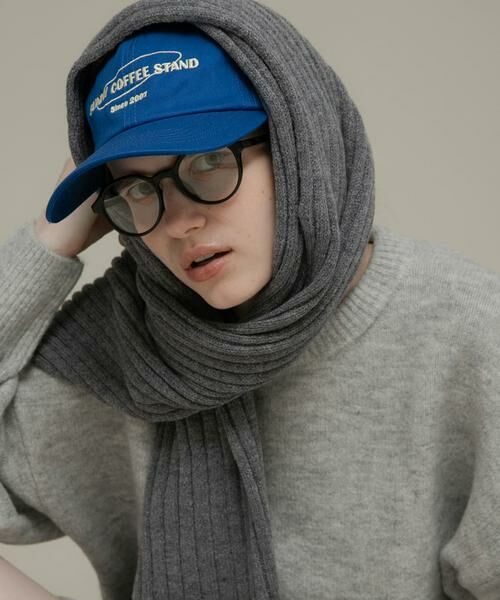 Sonny Label / サニーレーベル マフラー・ショール・スヌード・ストール | リブニットマフラー | 詳細13