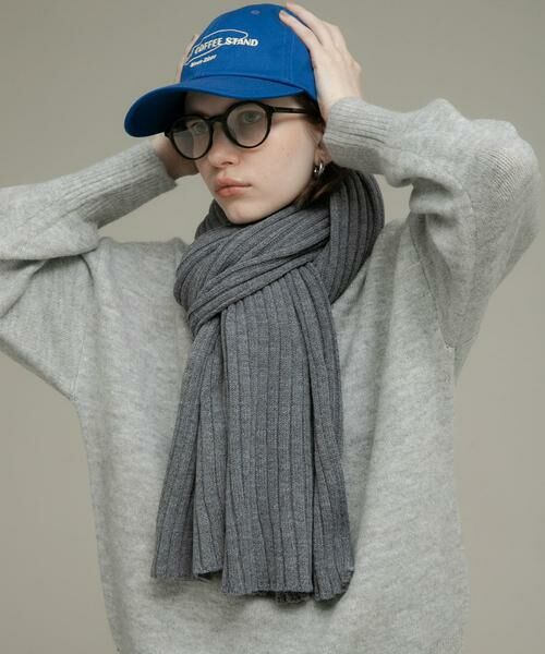 Sonny Label / サニーレーベル マフラー・ショール・スヌード・ストール | リブニットマフラー | 詳細15