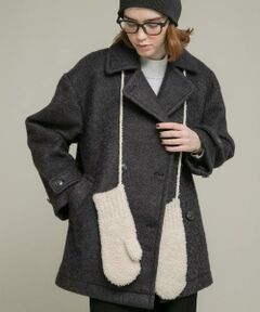 Sonny Label / サニーレーベル 手袋 | ラメブークレーニットミトン