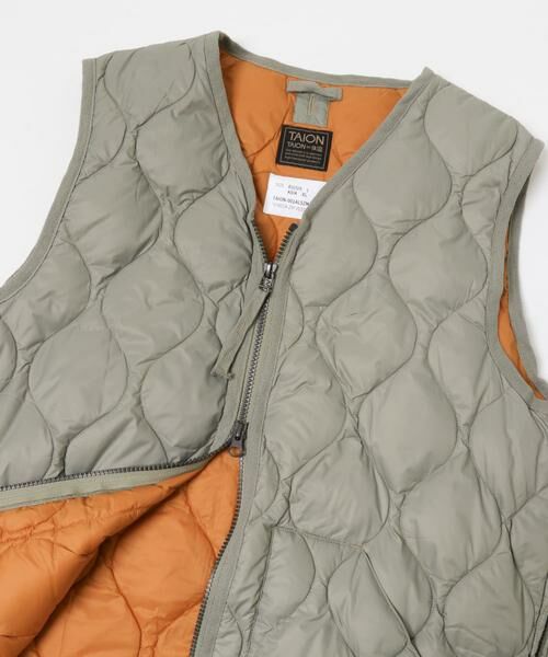 Sonny Label / サニーレーベル ダウンジャケット・ベスト | TAION　MILITARY V NECK DOWN VEST | 詳細2