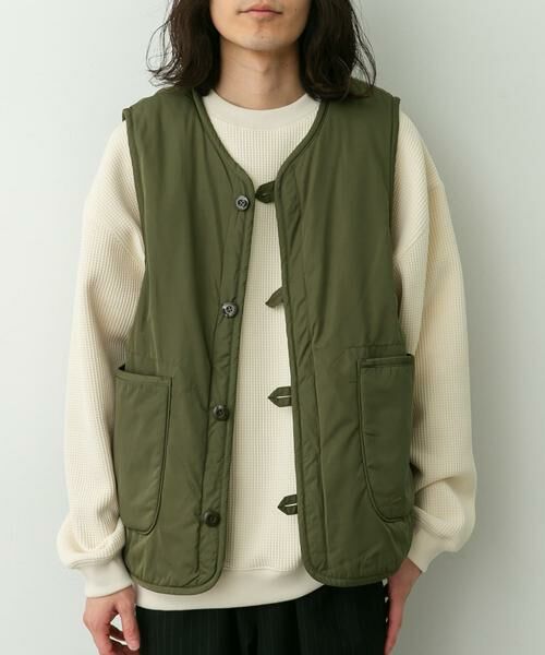 Sonny Label / サニーレーベル ベスト | ARMY TWILL　Weather Reversible Vest | 詳細1