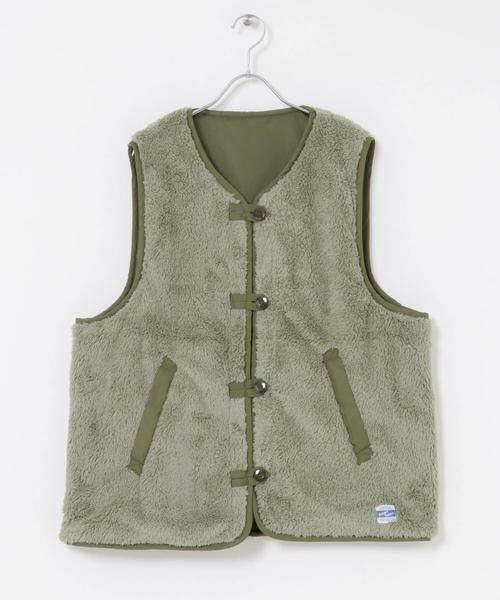 Sonny Label / サニーレーベル ベスト | ARMY TWILL　Weather Reversible Vest | 詳細11