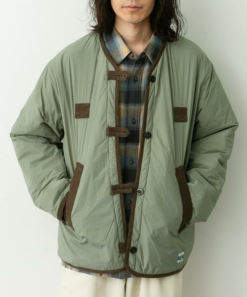 Sonny Label / サニーレーベル ナイロンジャケット | ARMY TWILL　QuiltingReversible Jacket | 詳細3