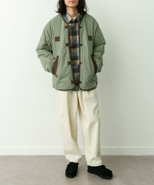 Sonny Label / サニーレーベル ナイロンジャケット | ARMY TWILL　QuiltingReversible Jacket | 詳細5