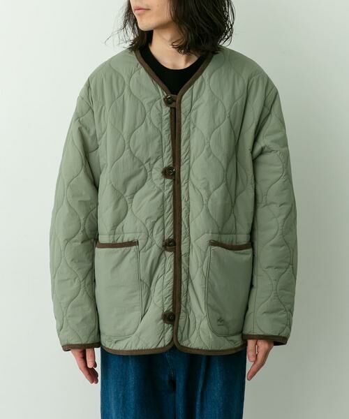 Sonny Label / サニーレーベル ナイロンジャケット | ARMY TWILL　QuiltingReversible Jacket | 詳細6