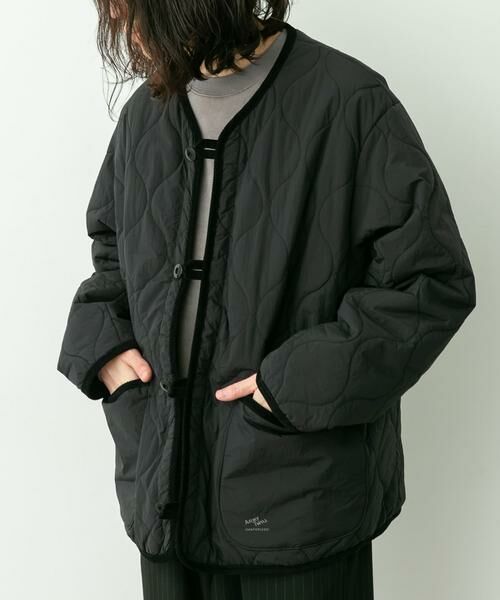 Sonny Label / サニーレーベル ナイロンジャケット | ARMY TWILL　QuiltingReversible Jacket | 詳細13