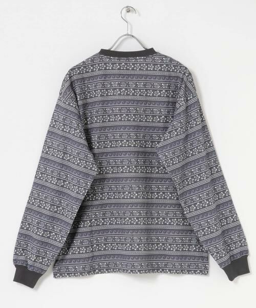 Sonny Label / サニーレーベル Tシャツ | MAGIC NUMBER　FLOWER BORDER LONG-SLEEVE T-SHIRTS | 詳細8