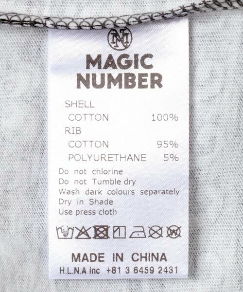 Sonny Label / サニーレーベル Tシャツ | MAGIC NUMBER　FLOWER BORDER LONG-SLEEVE T-SHIRTS | 詳細11