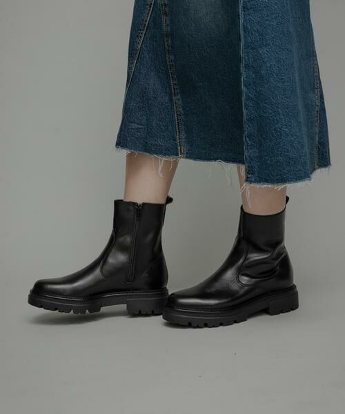 Sonny Label/サニーレーベル ENESS チェルシーブーツ ブラック 38 Sonny Label/サニーレーベル ENESS チェルシーブーツ ブラック 38