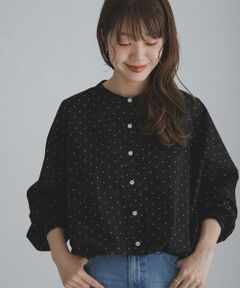 Sonny Label / サニーレーベル シャツ・ブラウス | 『WEB限定』フロントタックバンドカラーシャツ