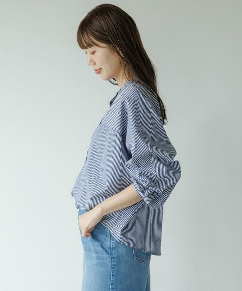 Sonny Label / サニーレーベル シャツ・ブラウス | 『WEB限定』フロントタックバンドカラーシャツ | 詳細3