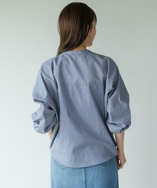 Sonny Label / サニーレーベル シャツ・ブラウス | 『WEB限定』フロントタックバンドカラーシャツ | 詳細4