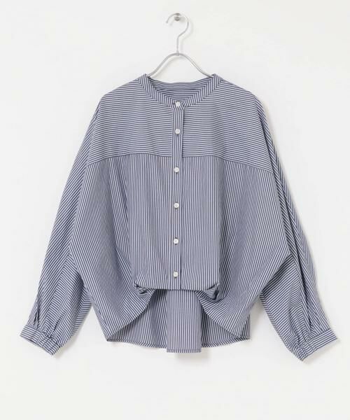 Sonny Label / サニーレーベル シャツ・ブラウス | 『WEB限定』フロントタックバンドカラーシャツ | 詳細8