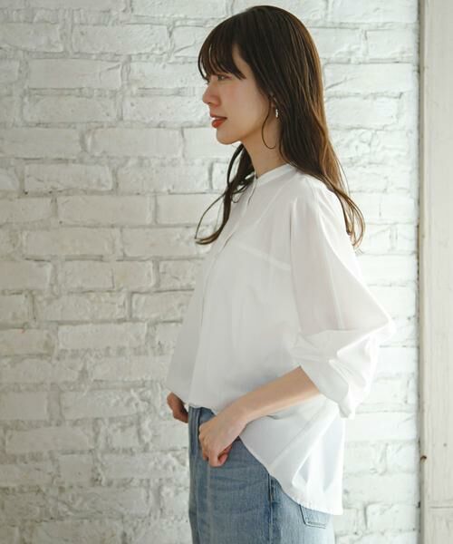 Sonny Label / サニーレーベル シャツ・ブラウス | 『WEB限定』フロントタックバンドカラーシャツ | 詳細10