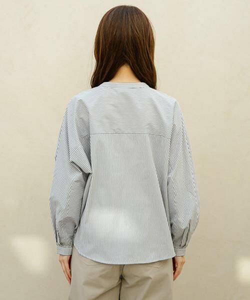 Sonny Label / サニーレーベル シャツ・ブラウス | 『WEB限定』フロントタックバンドカラーシャツ | 詳細26