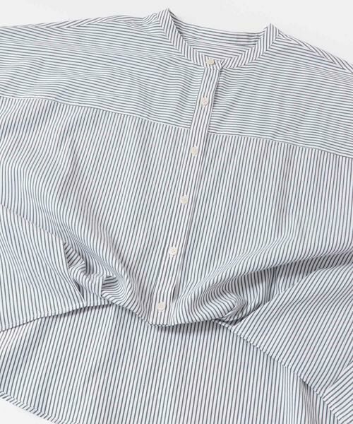 Sonny Label / サニーレーベル シャツ・ブラウス | 『WEB限定』フロントタックバンドカラーシャツ | 詳細28