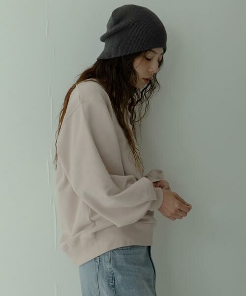 Sonny Label / サニーレーベル スウェット | Vネック刺繍スウェット | 詳細13