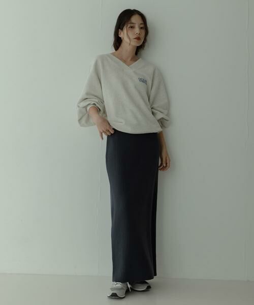 Sonny Label / サニーレーベル スウェット | Vネック刺繍スウェット | 詳細29
