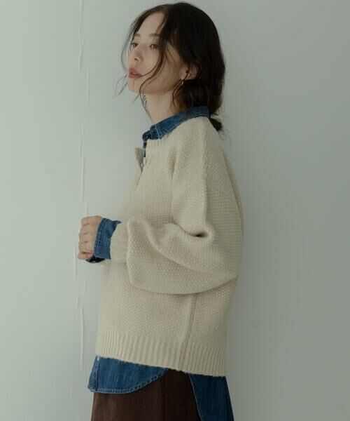 Sonny Label / サニーレーベル ニット・セーター | ヘンリーネックニットプルオーバー | 詳細3
