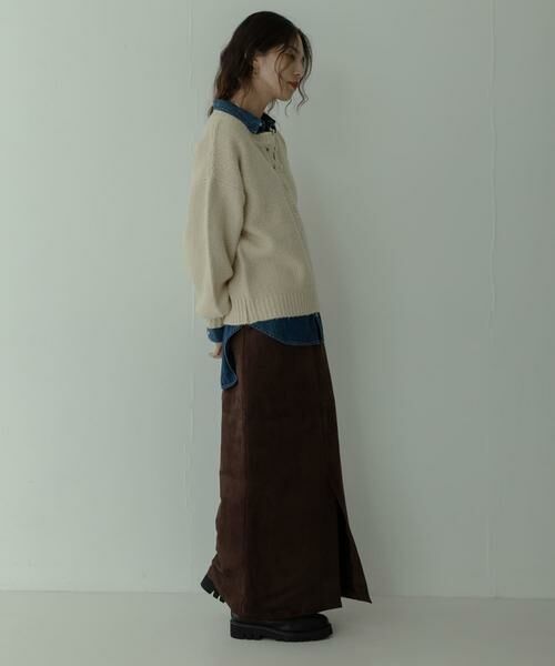 Sonny Label / サニーレーベル ニット・セーター | ヘンリーネックニットプルオーバー | 詳細6