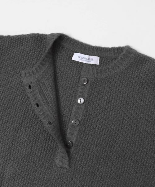 Sonny Label / サニーレーベル ニット・セーター | ヘンリーネックニットプルオーバー | 詳細18