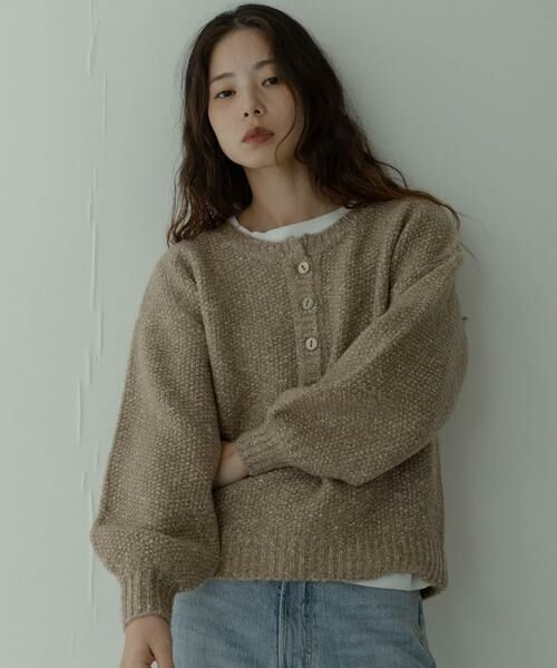 Sonny Label / サニーレーベル ニット・セーター | ヘンリーネックニットプルオーバー | 詳細25