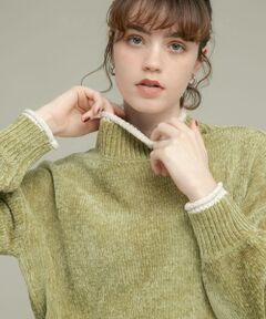 Sonny Label / サニーレーベル ニット・セーター | モールヤーンハイネックニットプルオーバー