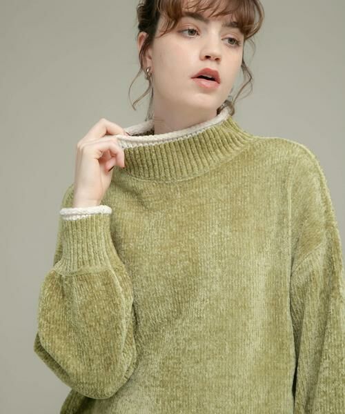 Sonny Label / サニーレーベル ニット・セーター | モールヤーンハイネックニットプルオーバー | 詳細1