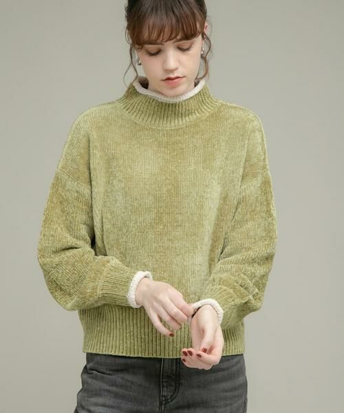 Sonny Label / サニーレーベル ニット・セーター | モールヤーンハイネックニットプルオーバー | 詳細3