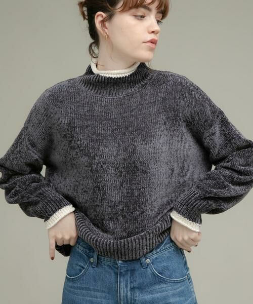 Sonny Label / サニーレーベル ニット・セーター | モールヤーンハイネックニットプルオーバー | 詳細16