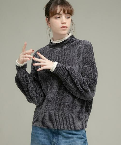 Sonny Label / サニーレーベル ニット・セーター | モールヤーンハイネックニットプルオーバー | 詳細17