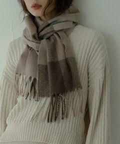 Sonny Label / サニーレーベル マフラー・ショール・スヌード・ストール | ブロックチェックストール