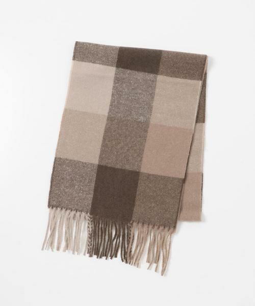 Sonny Label / サニーレーベル マフラー・ショール・スヌード・ストール | ブロックチェックストール | 詳細3
