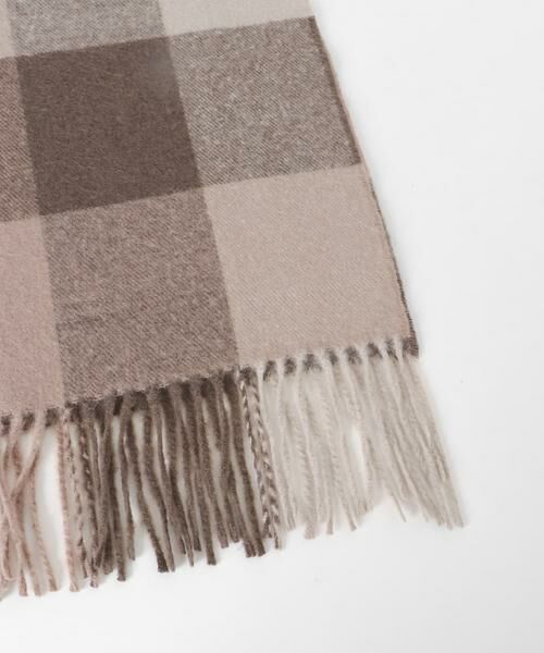 Sonny Label / サニーレーベル マフラー・ショール・スヌード・ストール | ブロックチェックストール | 詳細4