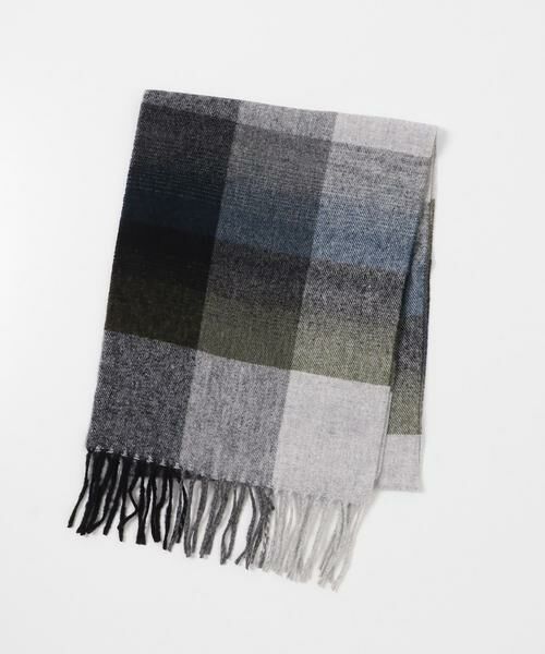 Sonny Label / サニーレーベル マフラー・ショール・スヌード・ストール | ブロックチェックストール | 詳細6