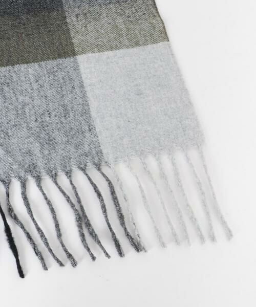 Sonny Label / サニーレーベル マフラー・ショール・スヌード・ストール | ブロックチェックストール | 詳細7