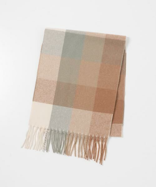 Sonny Label / サニーレーベル マフラー・ショール・スヌード・ストール | ブロックチェックストール | 詳細12