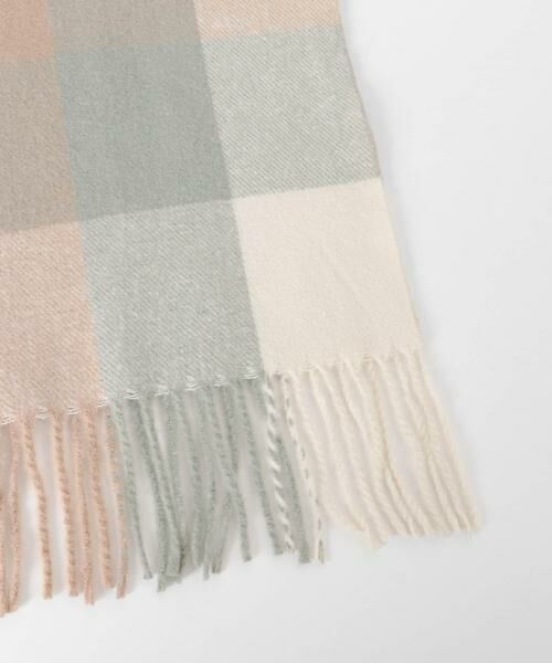 Sonny Label / サニーレーベル マフラー・ショール・スヌード・ストール | ブロックチェックストール | 詳細13