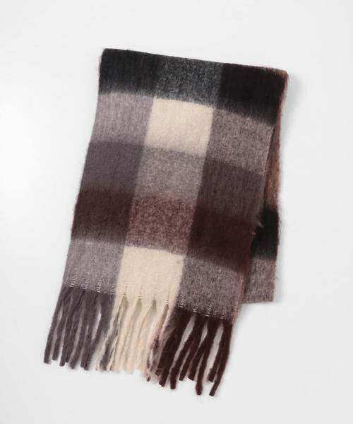 Sonny Label / サニーレーベル マフラー・ショール・スヌード・ストール | フラッフィーボリュームチェックマフラー | 詳細11