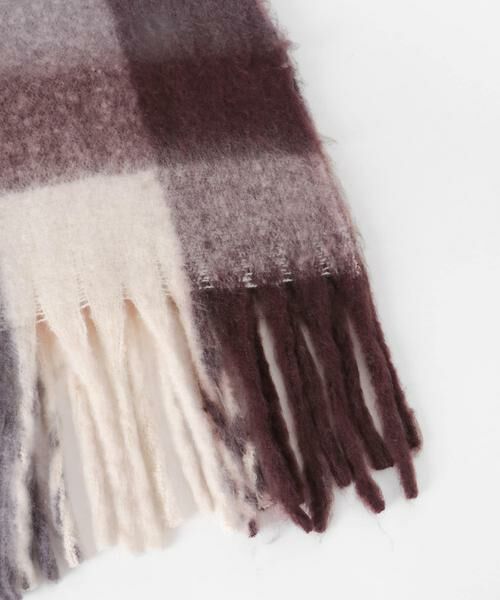 Sonny Label / サニーレーベル マフラー・ショール・スヌード・ストール | フラッフィーボリュームチェックマフラー | 詳細12