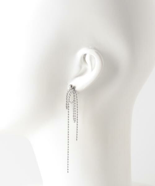 Sonny Label / サニーレーベル ピアス・イヤリング | ステンレススウィングボールチェーンピアス | 詳細6