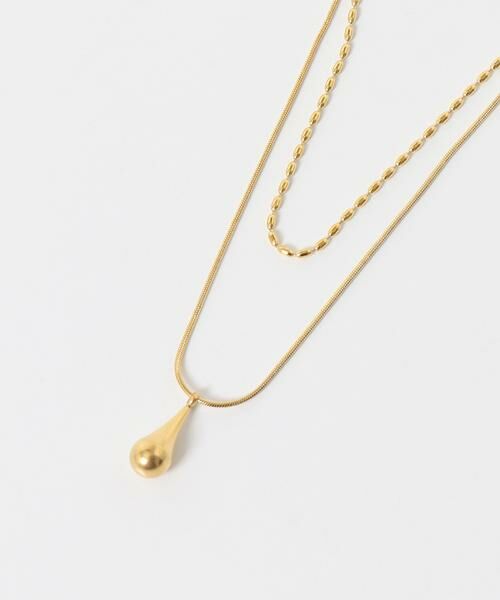 Sonny Label / サニーレーベル ネックレス・ペンダント・チョーカー | ステンレス二連ドロップネックレス | 詳細2