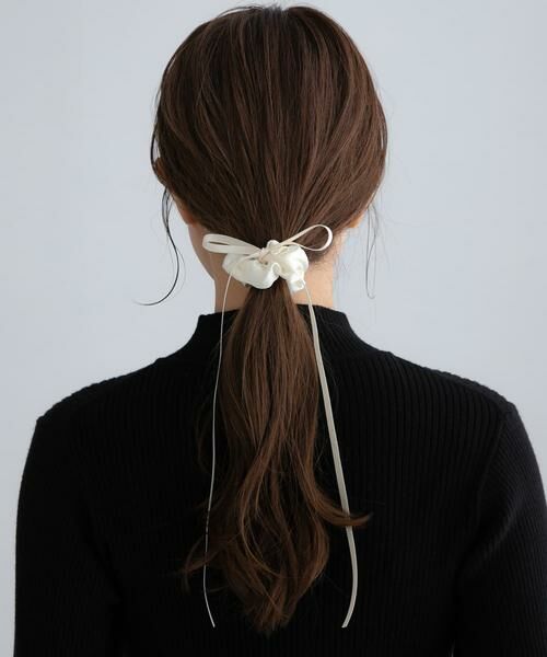 Sonny Label / サニーレーベル ヘアゴム・シュシュ | 細リボンシュシュ | 詳細1