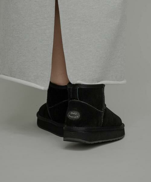 Sonny Label / サニーレーベル ブーツ（ショート丈） | EMU　PLATFORM MICRO WOOL | 詳細9