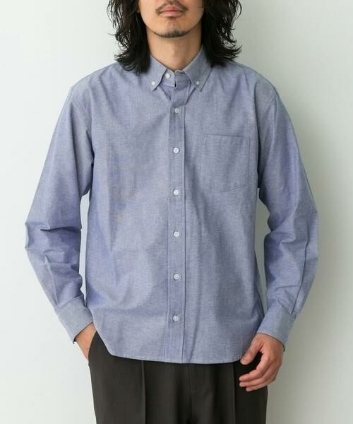 Sonny Label / サニーレーベル シャツ・ブラウス | 抗菌オックスボタンダウン長袖シャツ | 詳細3