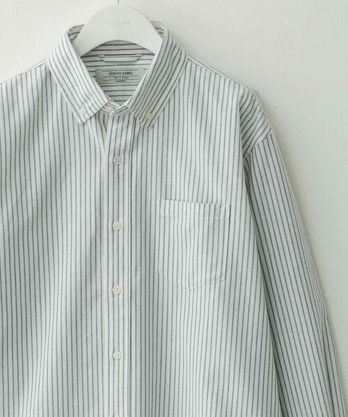 Sonny Label / サニーレーベル シャツ・ブラウス | 抗菌オックスボタンダウン長袖シャツ（ホワイト系その他）